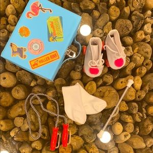 American girl chest with roller skates